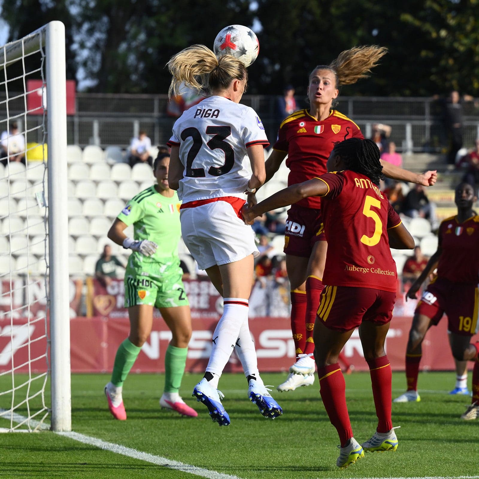 ROSSONERE FALL TO ROMA ON THE ROAD