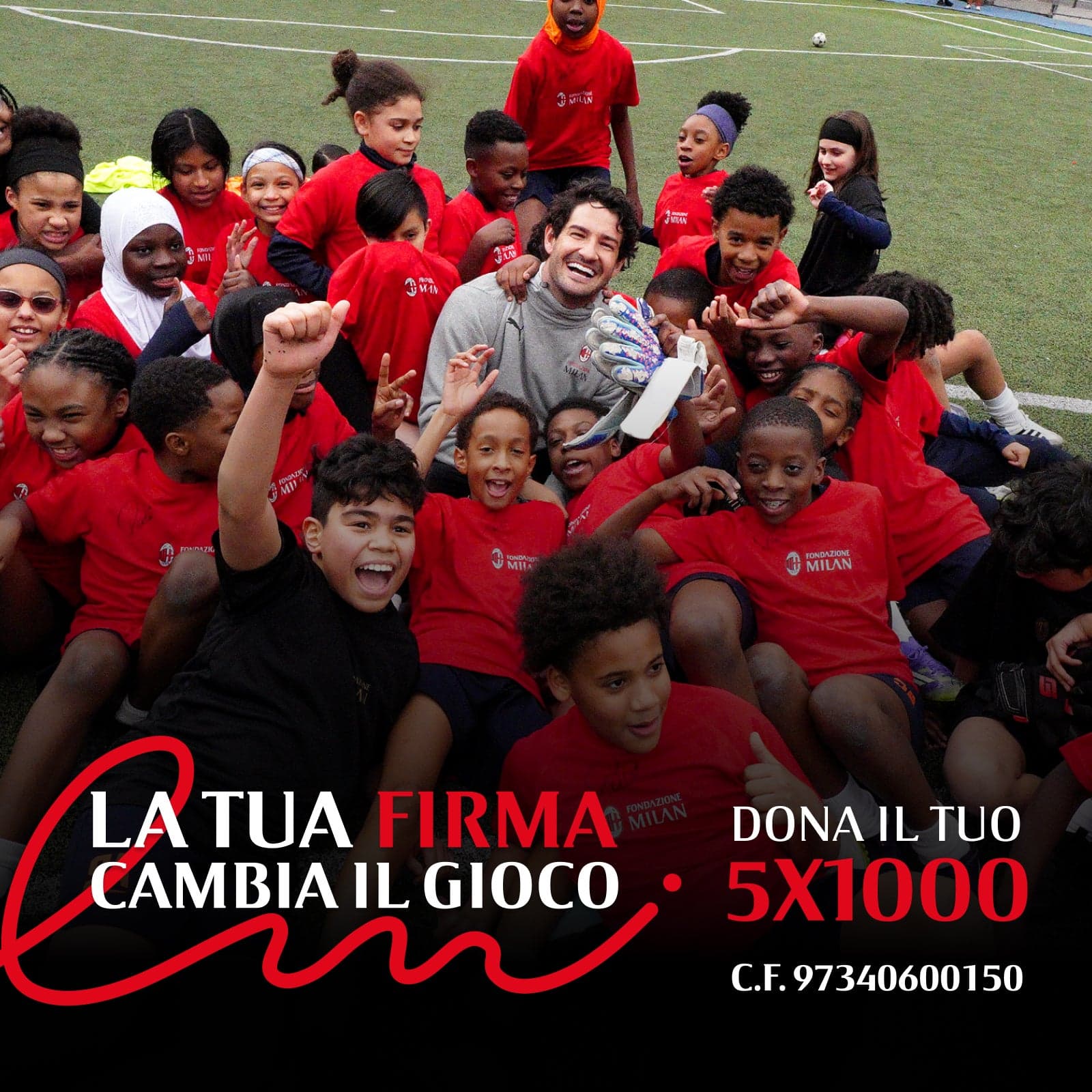 CON FONDAZIONE MILAN, "LA TUA FIRMA CAMBIA IL GIOCO"