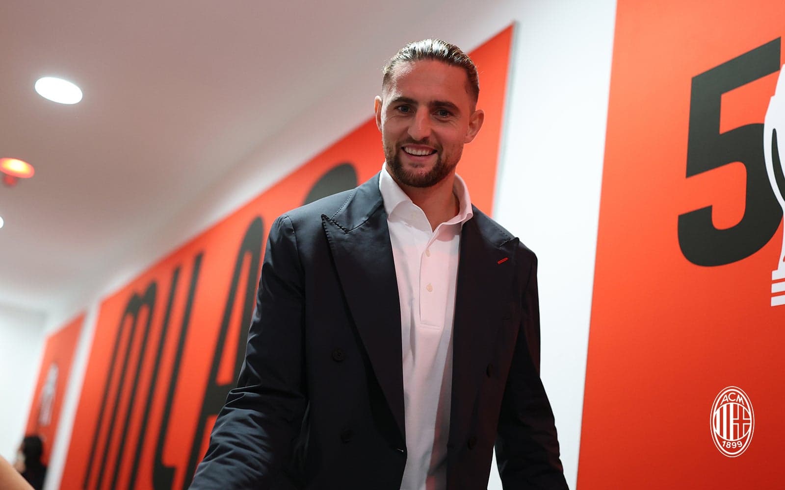 Adrien Rabiot prima di Milan-Atalanta - Serie A 2026/27, 7ª giornata