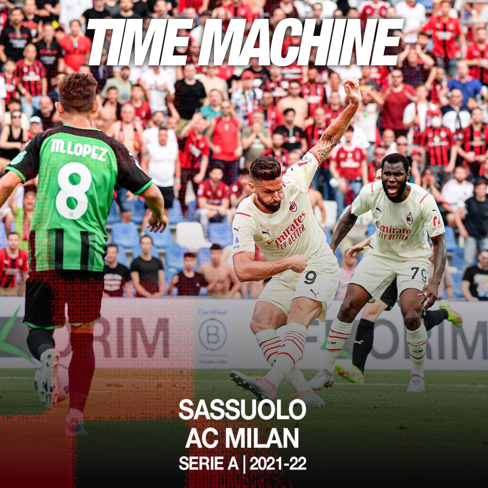 TIME MACHINE: SASSUOLO vs. AC MILAN