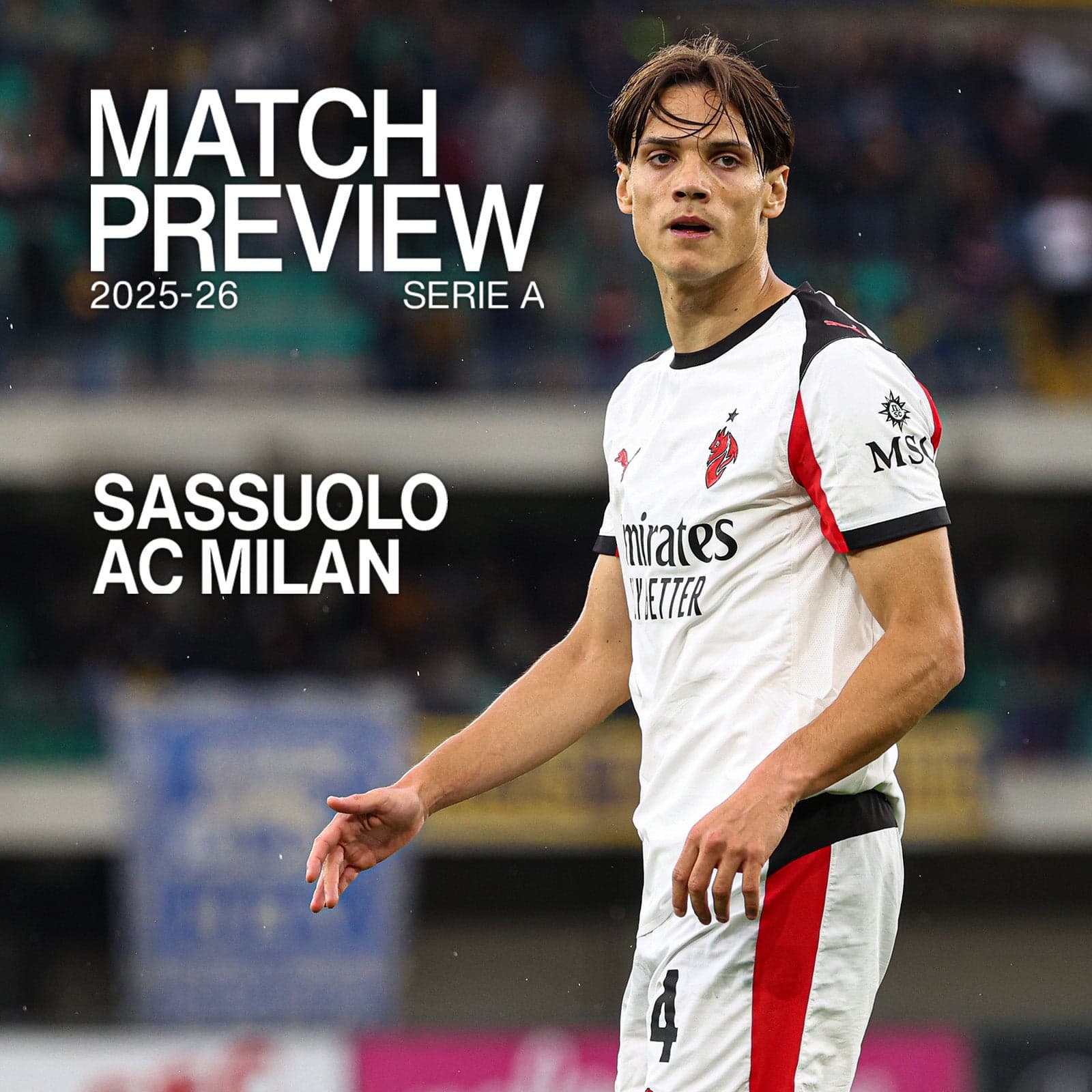 SASSUOLO-MILAN: MATCH PREVIEW