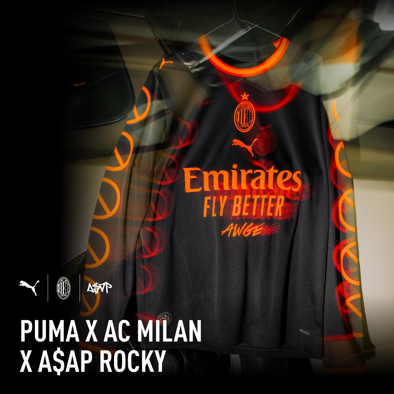 AC MILAN TEAMS UP WITH PUMA AND A$AP ROCKY FOR NEW LIMITED-EDITION JERSEY