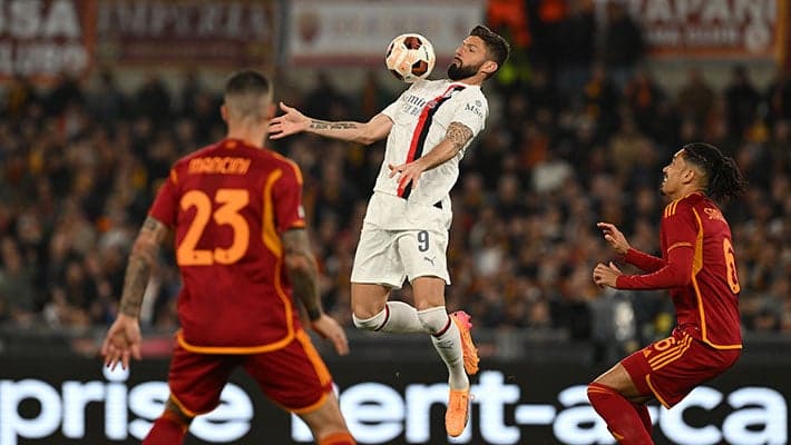ROSSONERI KO A ROMA ED ELIMINATI DALL'EUROPA LEAGUE