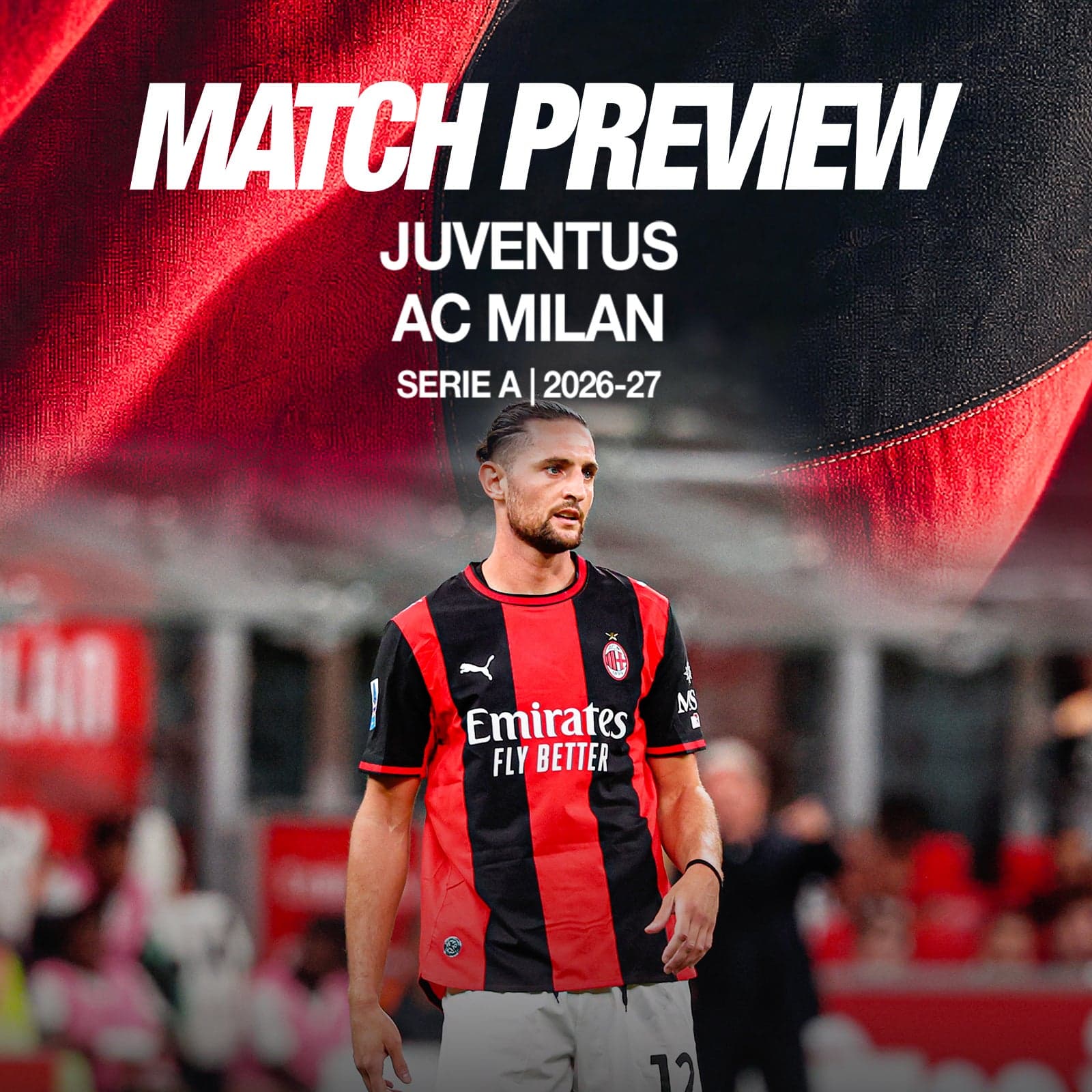 JUVENTUS-MILAN: MATCH PREVIEW