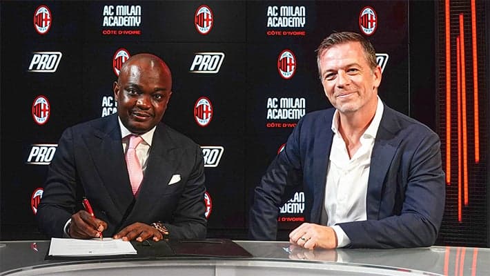 AC MILAN E DETECT PRO FUND LANCIANO LA PRIMA MILAN ACADEMY PRO IN COSTA D'AVORIO