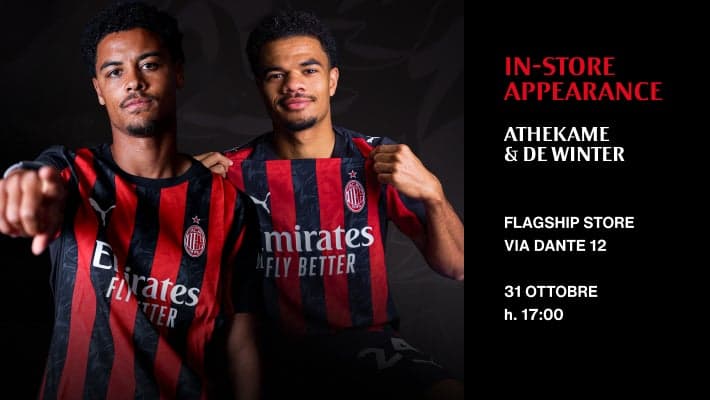 ATHEKAME E DE WINTER VI ASPETTANO AL FLAGSHIP STORE DI VIA DANTE