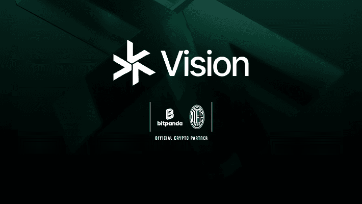 AC MILAN E BITPANDA INSIEME PER IL LANCIO DI VISION (VSN) TOKEN